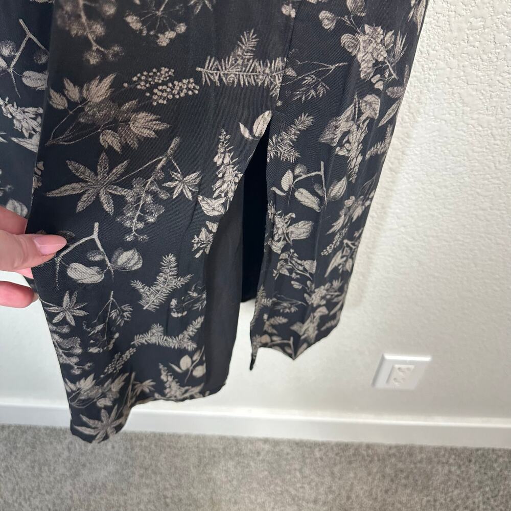 Disturbia Womens Goth Poisonous Plant Puff Sleeve Midi Dress Black Size US 12 - Picture 6 of 16